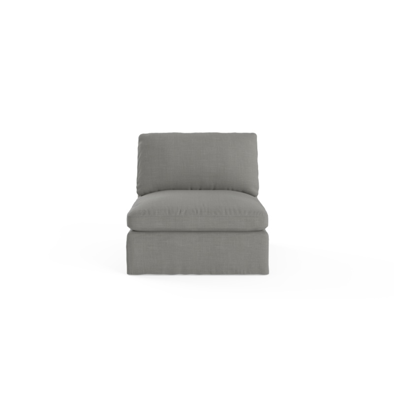 Bosco Armless Modular Sofa Piece Small