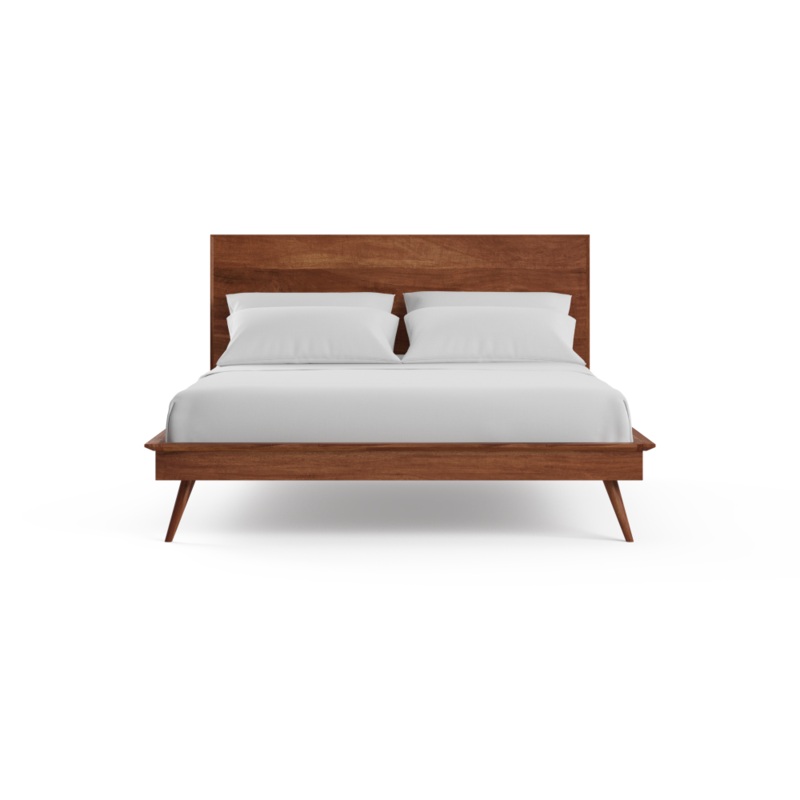 Frank Slim Bed Frame Walnut Queen