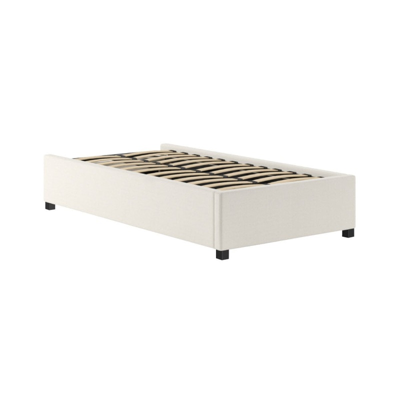 Gaslift Bed Frame Classic Cream
