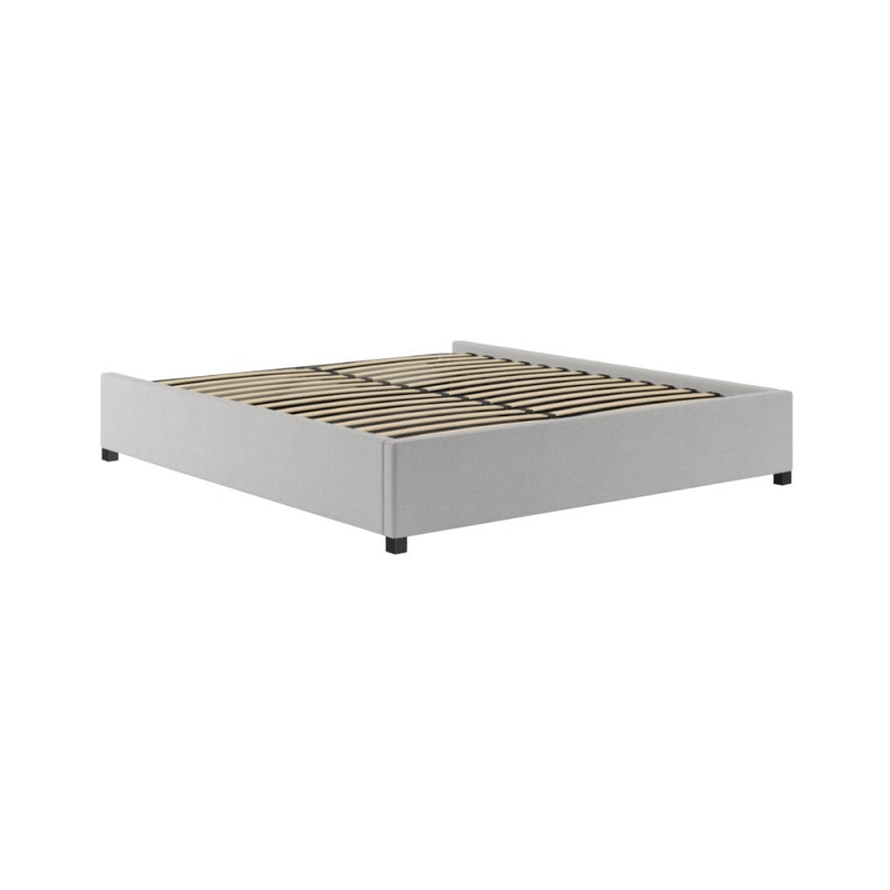 Gaslift Bed Frame Cloud Grey