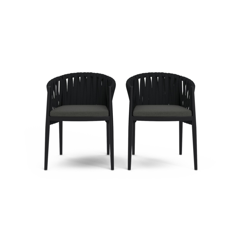 Maui Set of 2 Outdoor Dining Chairs