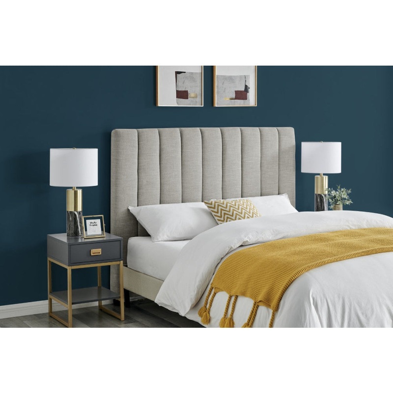 Megan Bed Head Cloud Grey