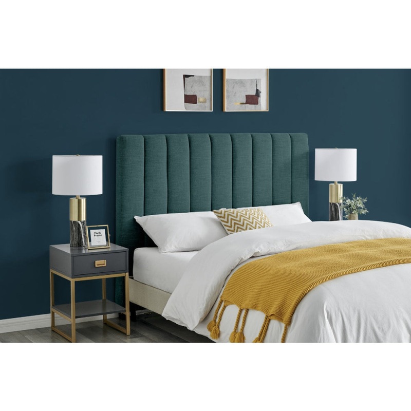 Megan Bed Head Peacock Teal