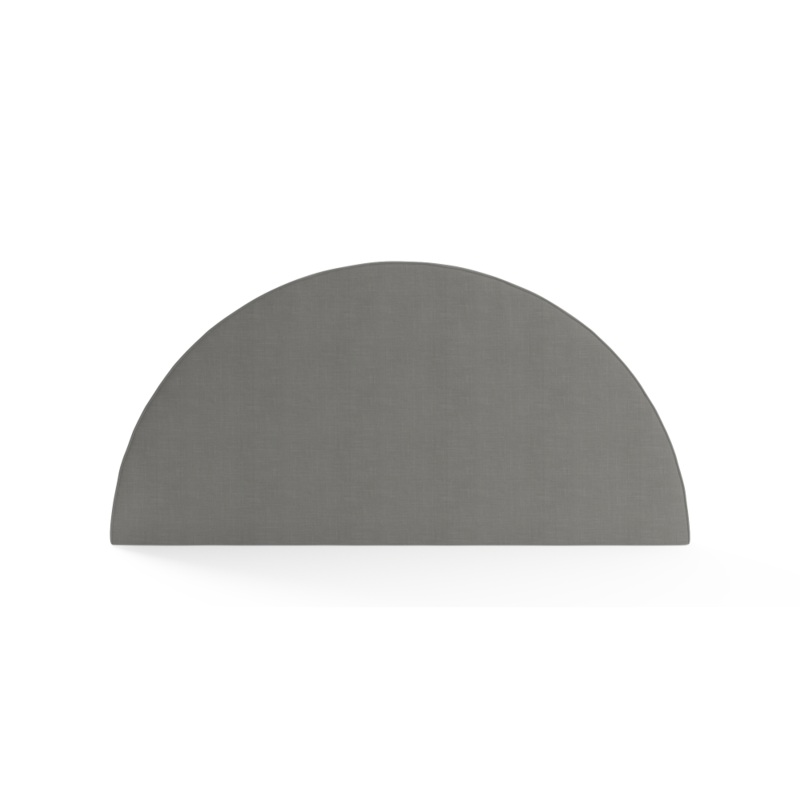 Sky Oversized Bed Head with Slip Cover Stone Grey