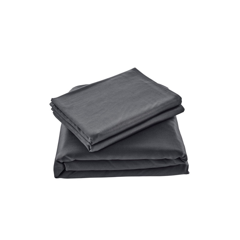 100% Natural Bamboo Quilt Cover Set Charcoal