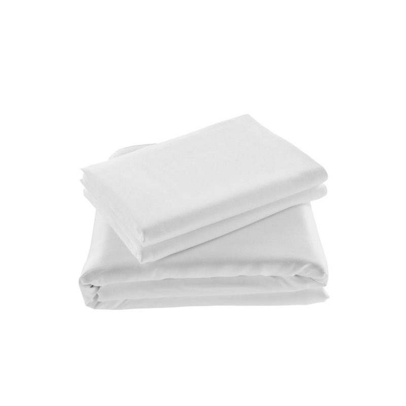 100% Natural Bamboo Quilt Cover Set White