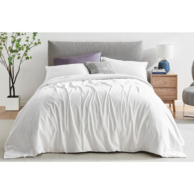 1200TC Cotton Quilt Cover Set White