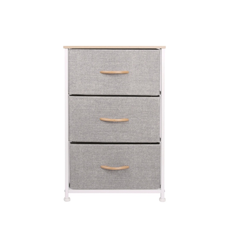 3-Tier Chest Of Drawer Drawer Storage Cabinet