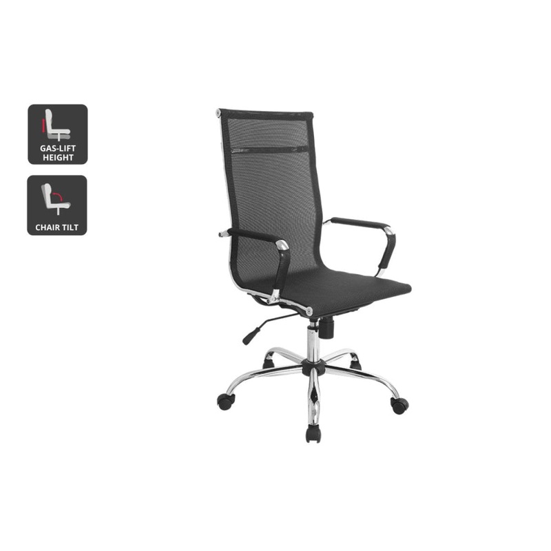 Eames Replica High Back Mesh Office Chair Black