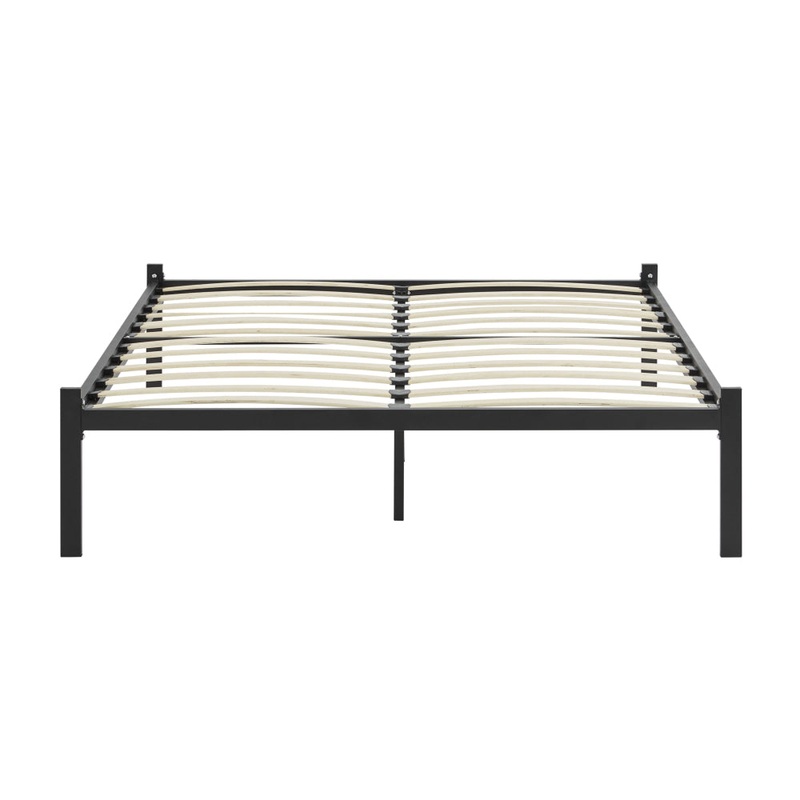 Hindmarsh Queen Size Metal Bed Frame Black