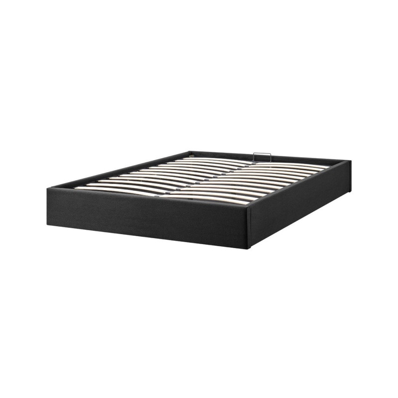 Parker Gas Lift Storage Bed Frame King Size Black