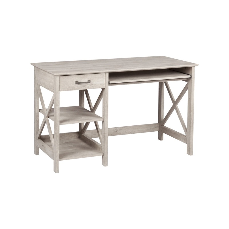 Rosen Study Writing Computer Home Office Desk 120cm  - Washed Grey