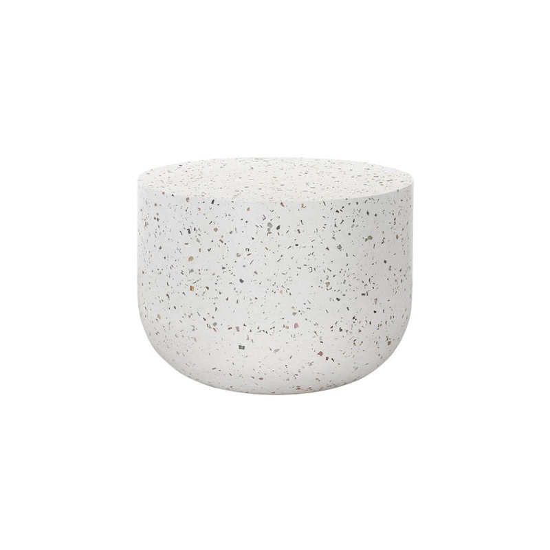Ryan Side End Lamp Table Terrazzo Spring