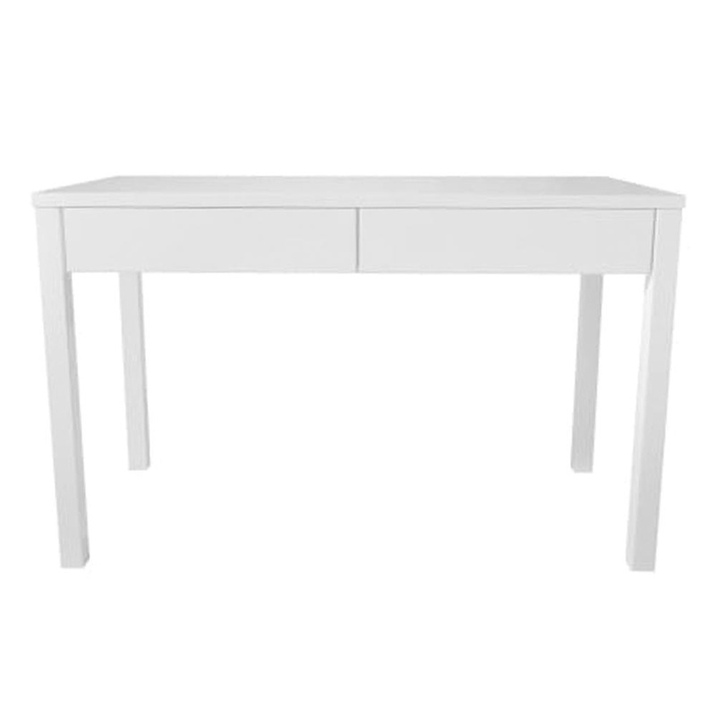 Faith Writing Computer Study Home Office Desk - High Gloss White