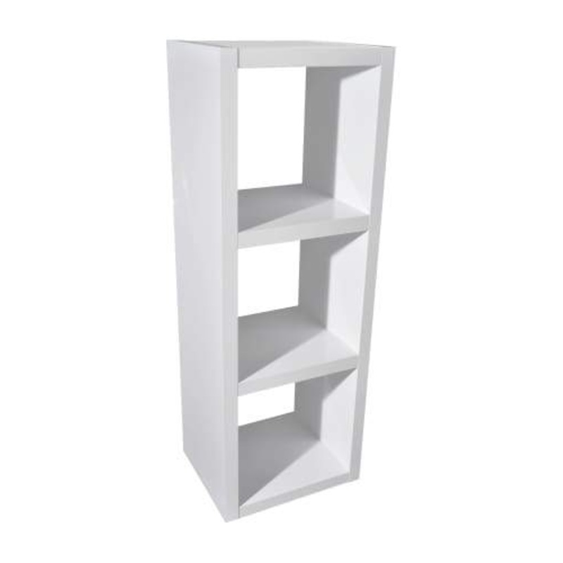 Grace 3 Cubes Multi-functional Storage - High Gloss White