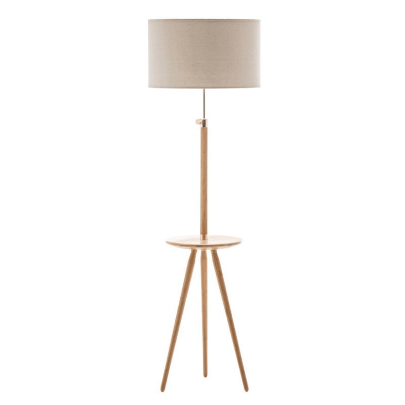 Hanifa Classic Tripod Floor Lamp - Natural