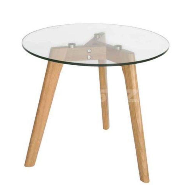 Stad Round Side Table - Natural