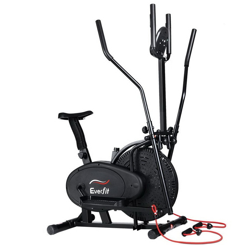5in1 Elliptical Cross Trainer Exercise Bike Bicycle Home Gym Fitness Machine Running Walking