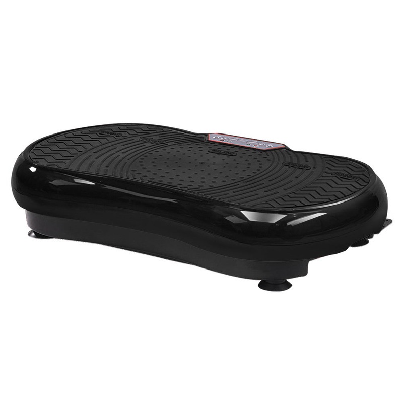 Vibration Machine Plate Platform Body Shaper Home Gym Fitness Black