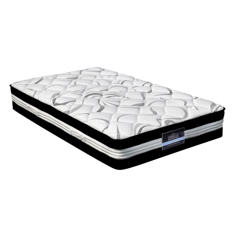 Bedding Mykonos Euro Top Pocket Spring Mattress 30cm Thick  Single
