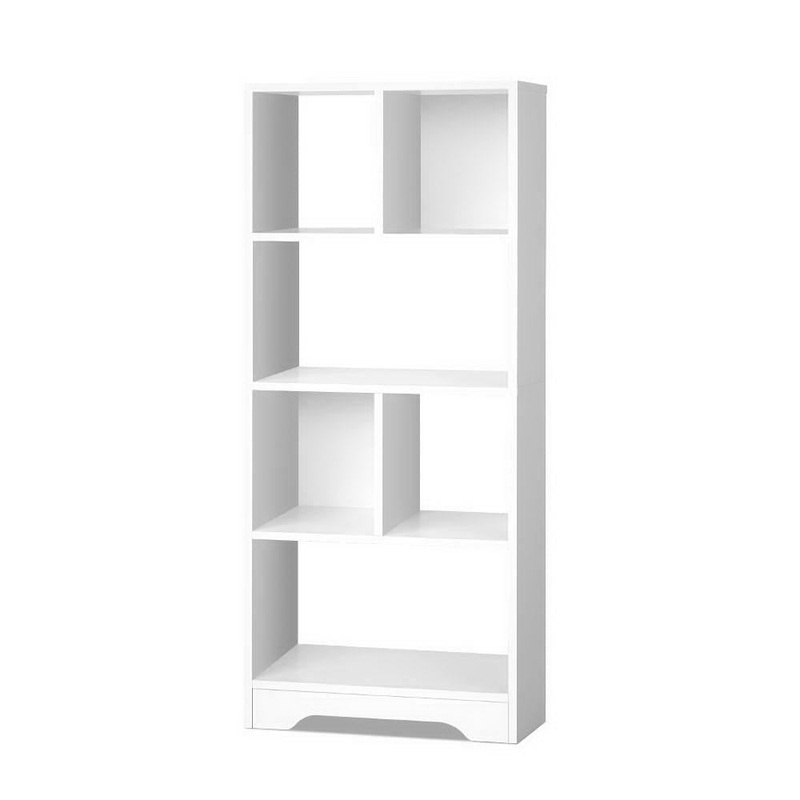 Display Shelf Bookcase Storage Cabinet Bookshelf Bookcase Home Office White