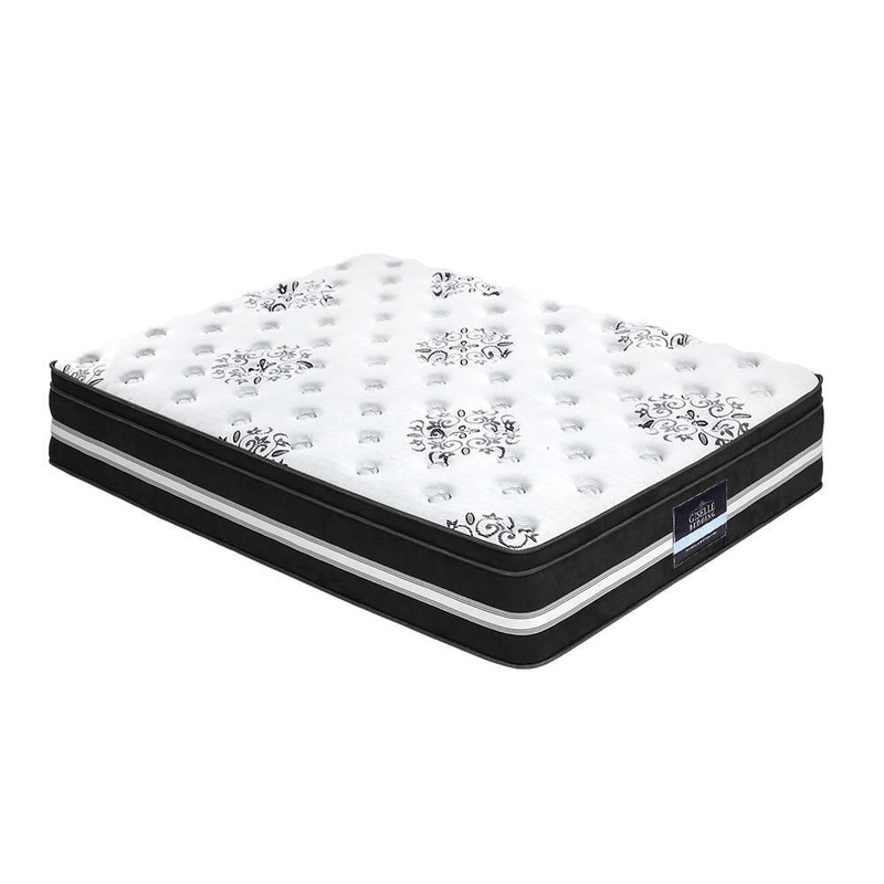 Bedding Donegal Euro Top Cool Gel Pocket Spring Mattress 34cm Thick  Queen