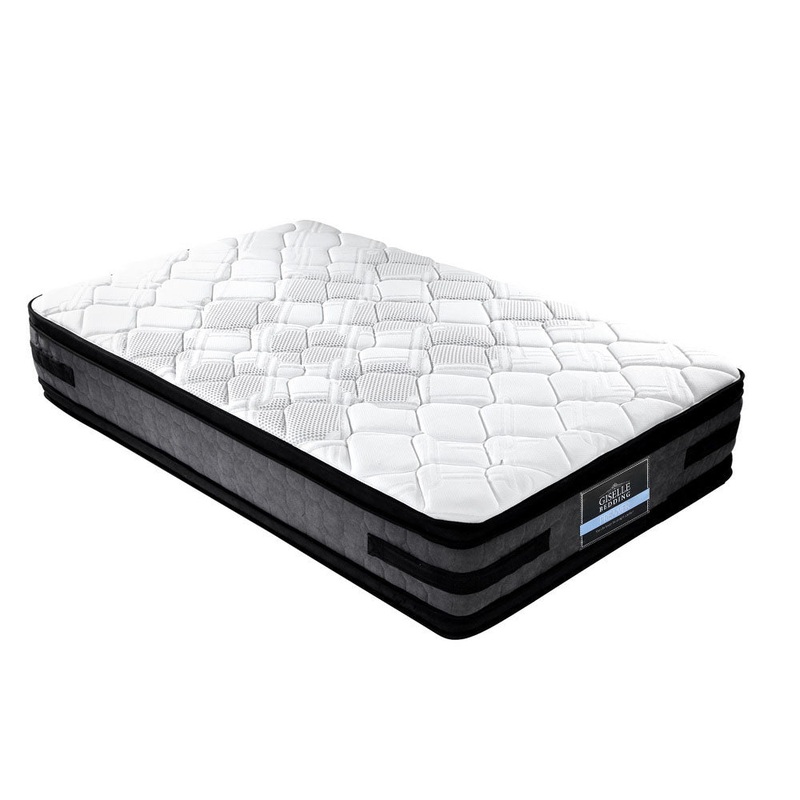Bedding Luna Euro Top Cool Gel Pocket Spring Mattress 36cm Thick  King Single