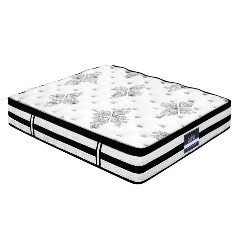 Bedding Algarve Euro Top Pocket Spring Mattress 34cm Thick  Double