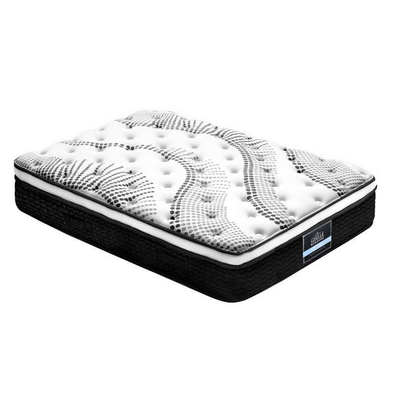 Bedding Como Euro Top Pocket Spring Mattress 32cm Thick  King Single