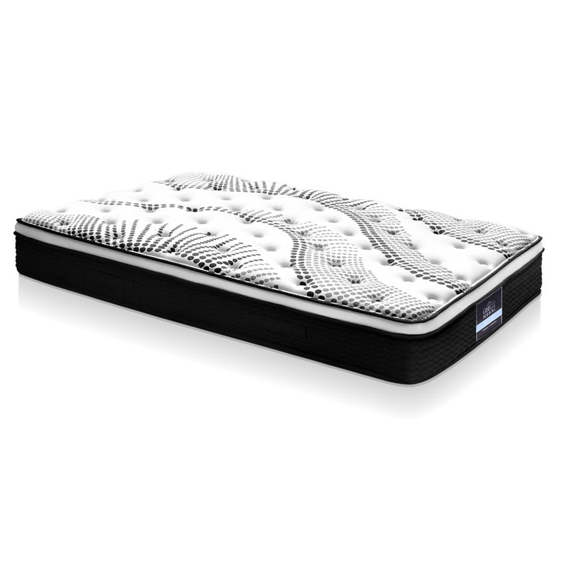 Bedding Como Euro Top Pocket Spring Mattress 32cm Thick  Single