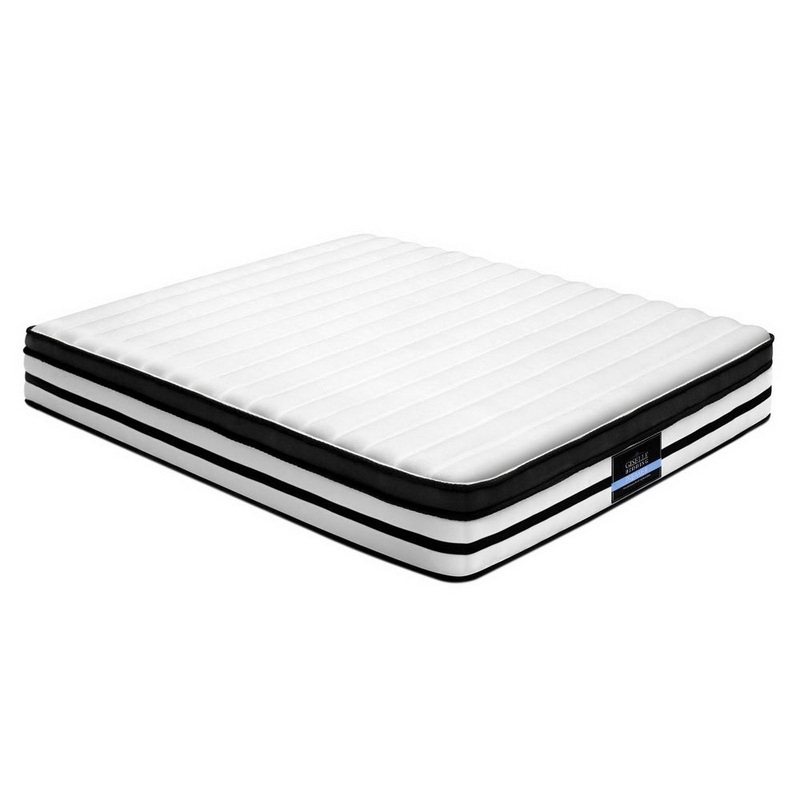Bedding Rostock Euro Top Pocket Spring Mattress 27cm Thick  Queen