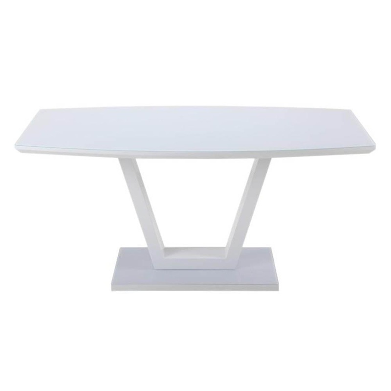 Moskov Rectangular Kitchen Dining Table 160cm - White