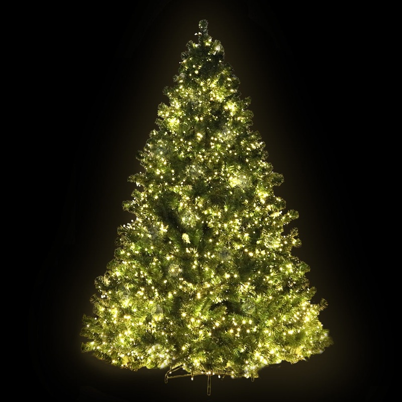 1.8M 6FT Christmas Tree Xmas 1980 LED Lights Warm White 765 Tips