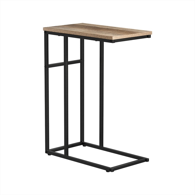 Coffee Side Table Laptop Desk Bedside Sofa End Tables Wooden Metal Frame