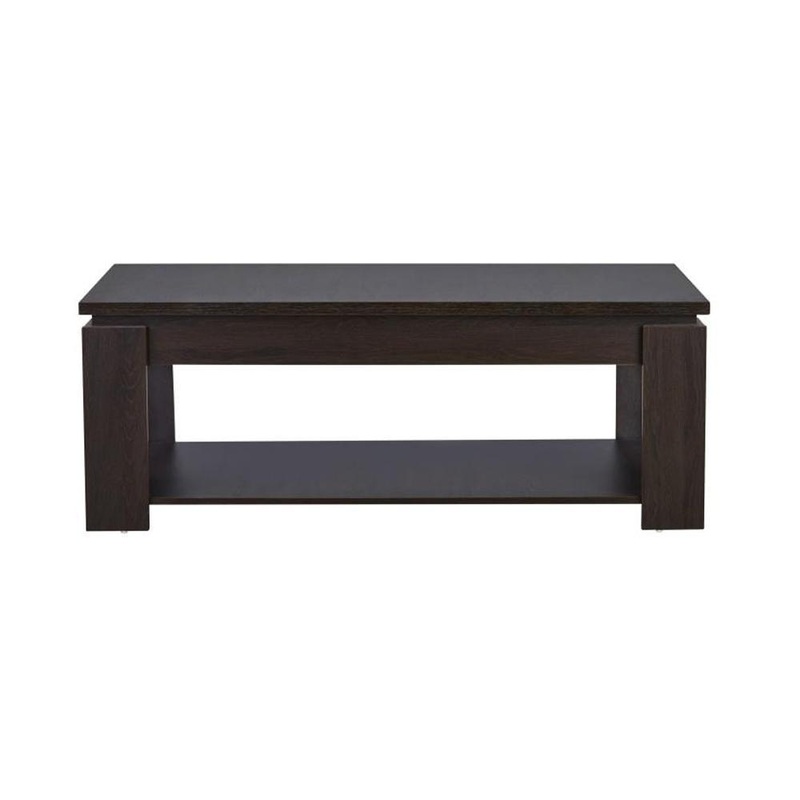 Wooden Rectangle Coffee Table - Black