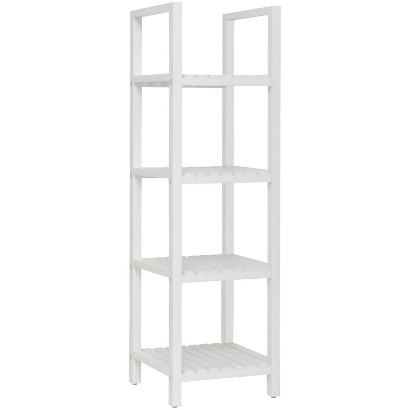 Arven 4-Tier Bathroom Multipurpose Display Storage Shelf - White