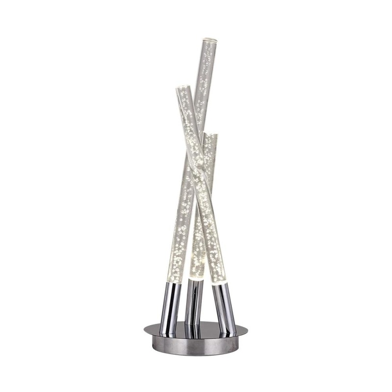 Extro LED Modern Elegant Table Lamp Desk Light - Chrome