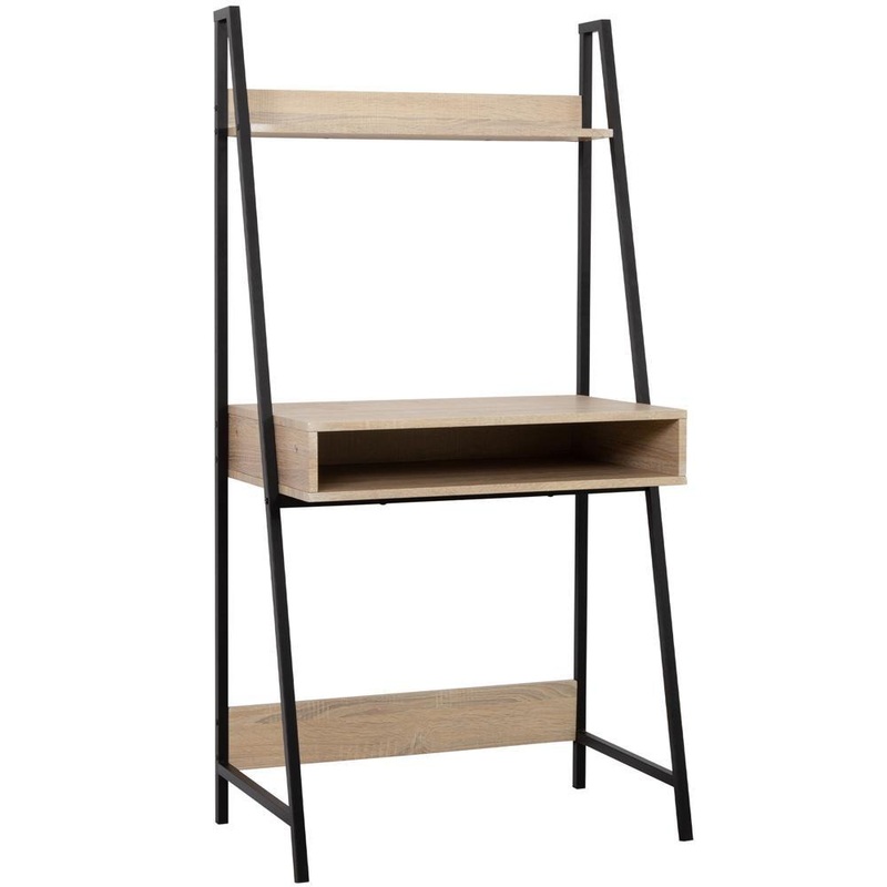 Rox A-Frame Writing Computer Laptop Study Desk - Black / Natural
