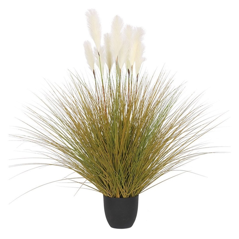 137cm Artificial Indoor Potted Reed Bulrush Grass Tree Fake Plant Simulation Decorative