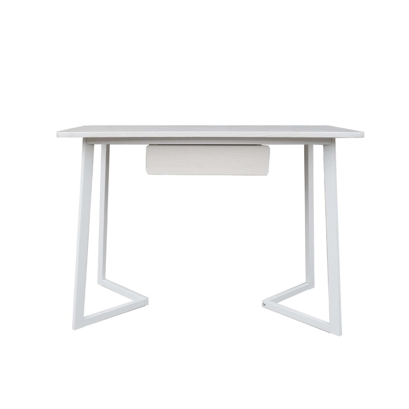 Modern Office Computer Writing Study Desk Table 110cm - White