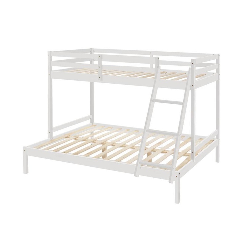 Casper Triple Bunk Bed Frame - White
