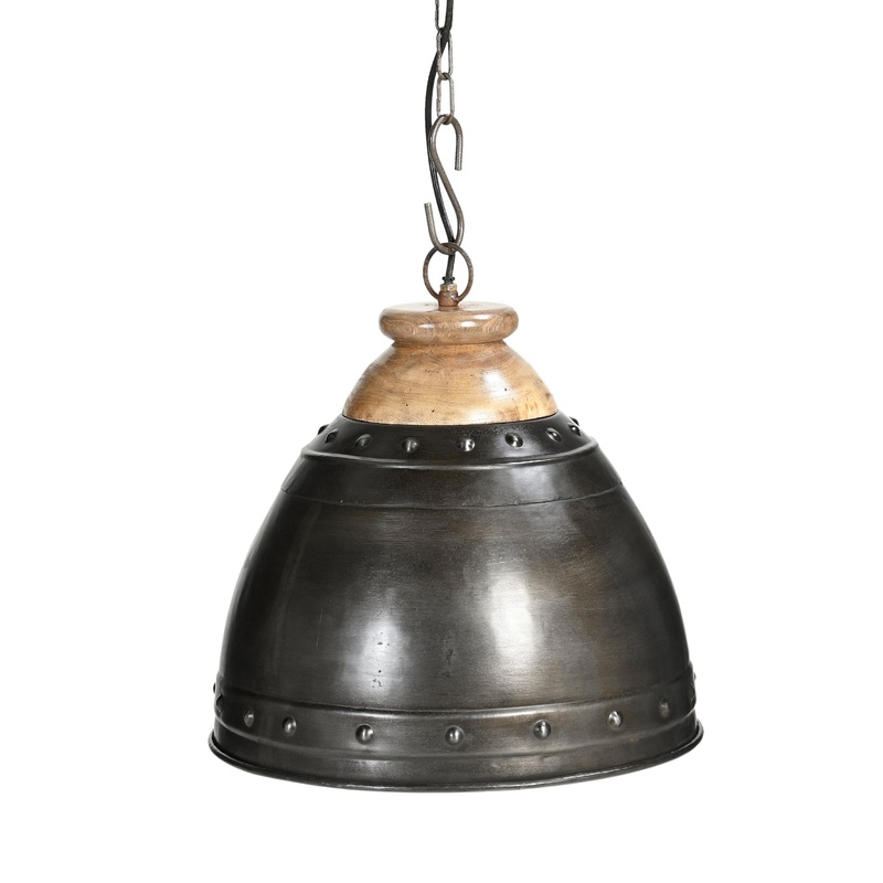 Austin Wood And Iron Rustic Lamp Shade