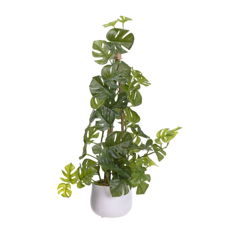 Climbing Sellum Philo Artificial Fake Plant Decorative 62cm In Pot