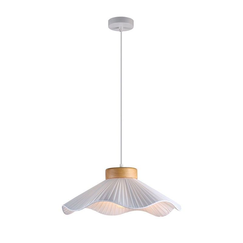 Wynn Modern Fabric Shade Hanging Pendant Light Lamp Large