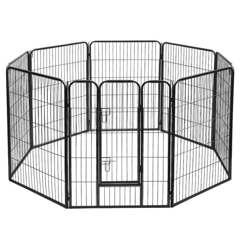 i.Pet 40 Pet Dog Playpen Kennel Puppy Enclosure Fence Cage Play Pen 8 Panel"