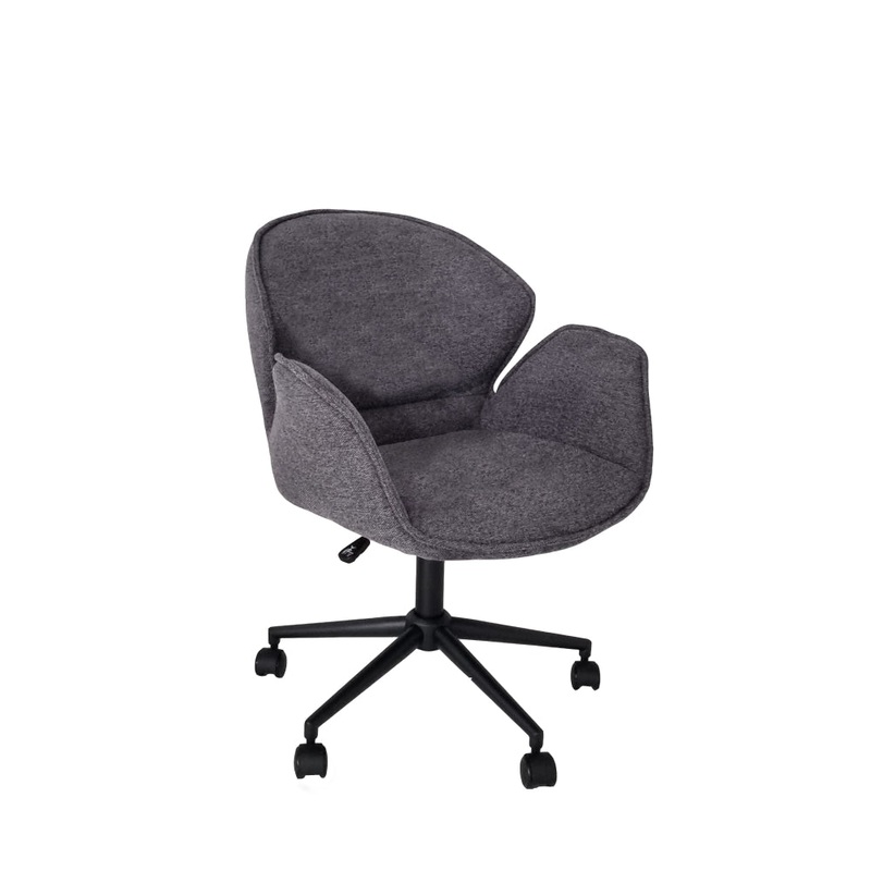Power Fabric Office Computer Task Chair - Grey