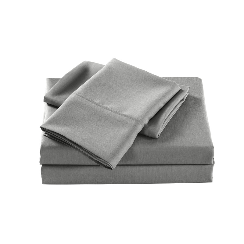 Casa Decor Bamboo Cooling  2000 TC Sheet Set Double Cloud Grey
