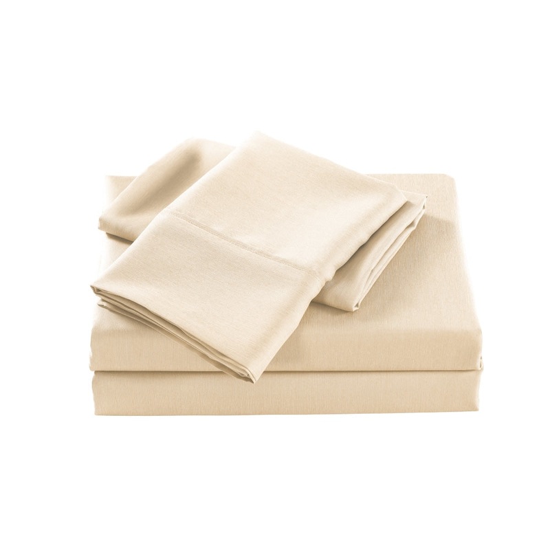 Casa Decor Bamboo Cooling  2000 TC Sheet Set Double Oatmeal