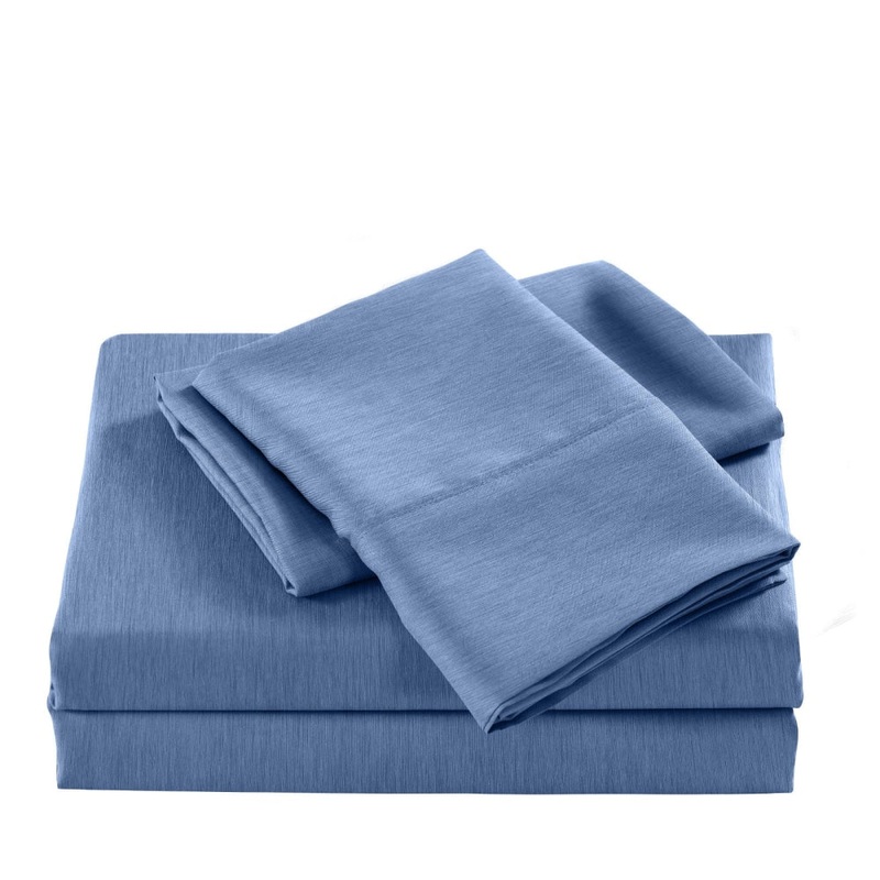 Casa Decor Bamboo Cooling  2000TC Sheet Set - Double - Denim