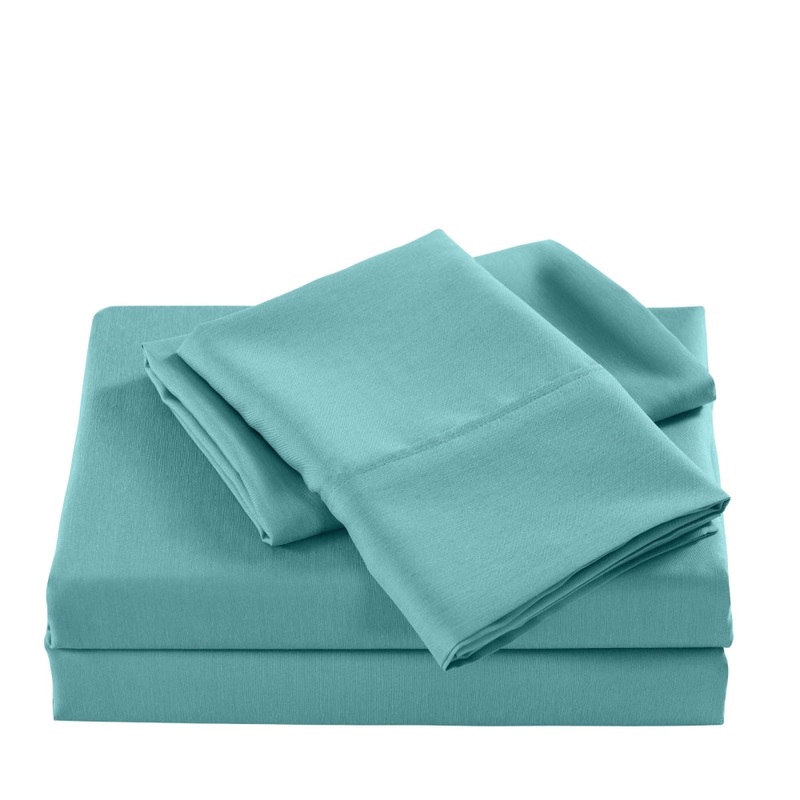 Casa Decor Bamboo Cooling  2000TC Sheet Set - King - Aqua
